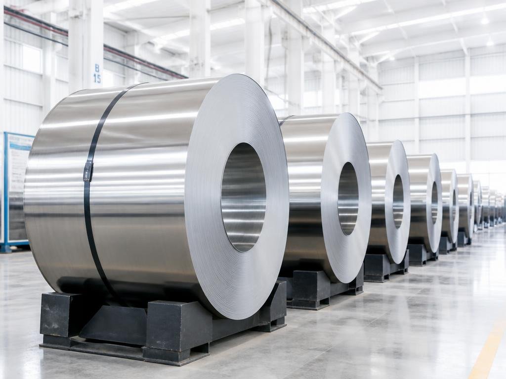 Cold rolled steel coils with a smooth bright finish